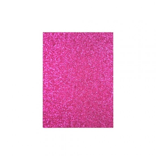 FOAMI MIL COLORES ESCARCHADO FUCSIA CARTA