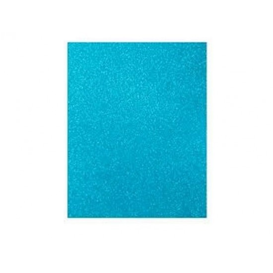 FOAMI MIL COLORES ESCARCHADO AZUL CELESTE CARTA