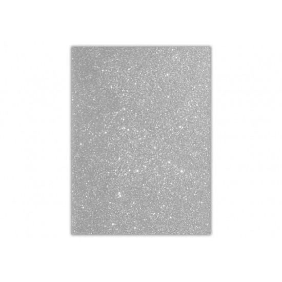 FOAMI MIL COLORES X10UND CARTA ESCARCHADO PLATEADO