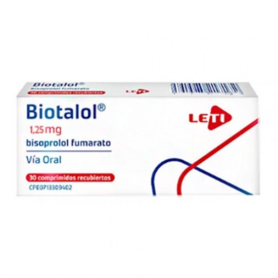 BIOTALOL 125MG X 30COMP BISOPROLOL LETI