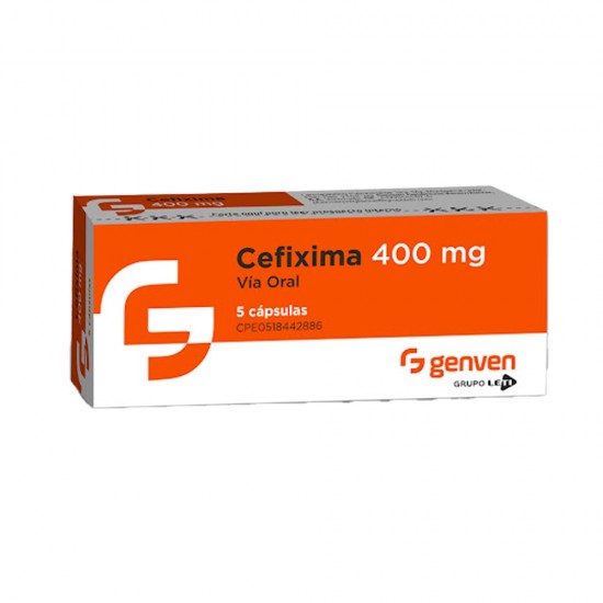 CEFIXIMA 400MG X 5CAPS GENVEN