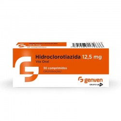 HIDROCLOROTIAZIDA 125MG X 30CAPS GENVEN