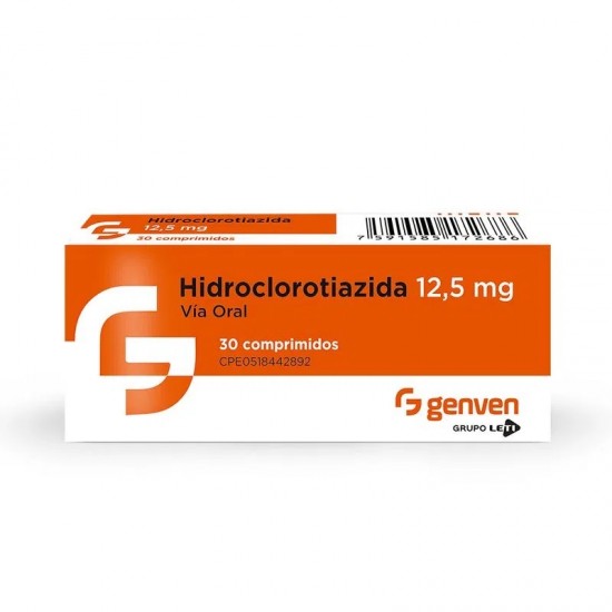HIDROCLOROTIAZIDA 125MG X 30CAPS GENVEN