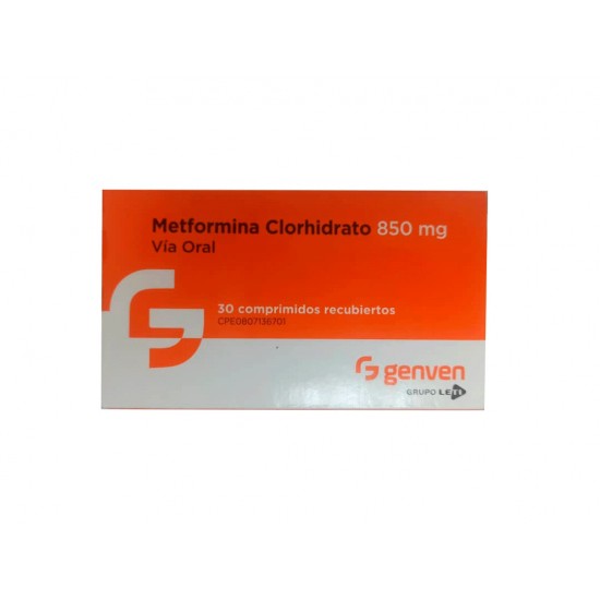 METFORMINA 850MG X 30COMP GENVEN