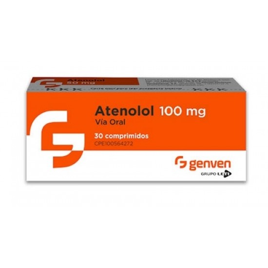 ATENOLOL 100MG X 30COMP GENVEN