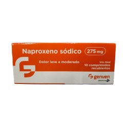 NAPROXENO 275MG X 10COMP GENVEN