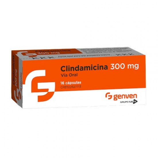 CLINDAMICINA 300MG X 16CAPS GENVEN