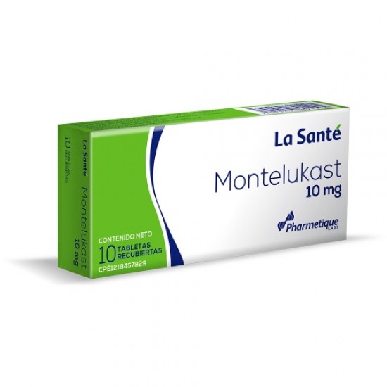 MONTELUKAST 10MG X 10COMP GENVEN