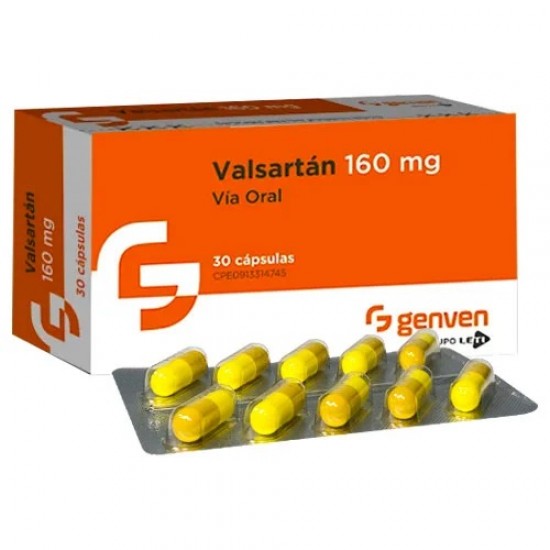 VALSARTAN 160MG X 30CAPS GENVEN