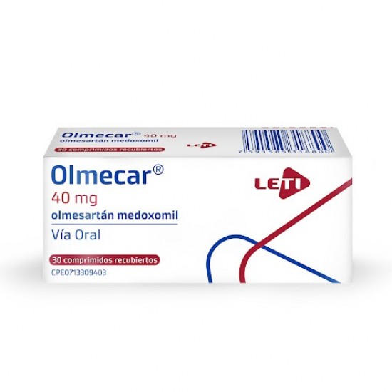 OLMECAR 40MG X 30COMP LETI
