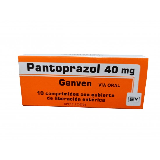 PANTOPRAZOL 40MG x 10 COMPRIMIDOS GENVEN