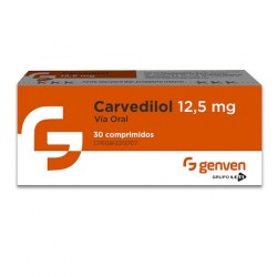 CARVEDILOL 125MG X 30COMP GENVEN