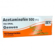 ACETAMINOFEN 500MG X 10 COMPRIMIDOS GENVEN