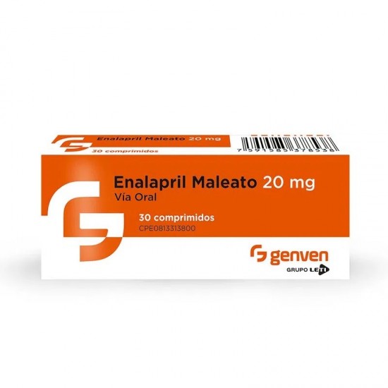 ENALAPRIL 20MG X 30TAB GENVEN