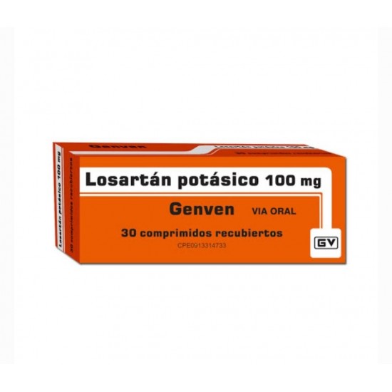 LOSARTAN POTASICO 100MG X 30TAB GENVEN