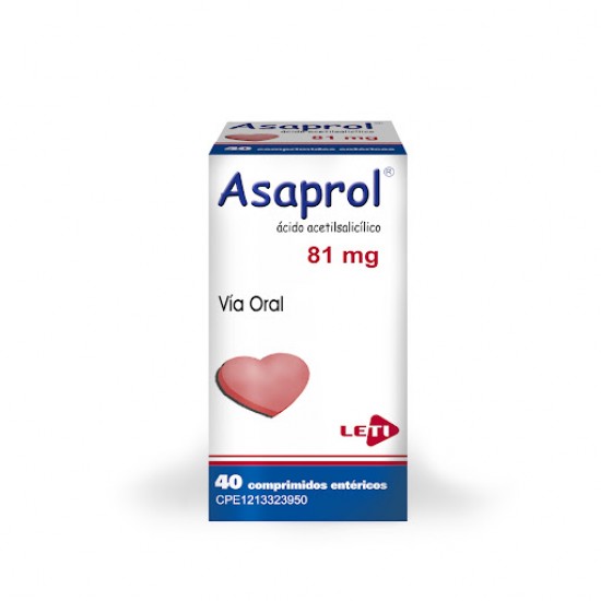 ASAPROL 81MG X 40 COMP LETI