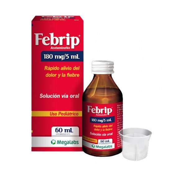FEBRIP 180MG/5ML X 60ML ACETAMINOFEN MEGALABS