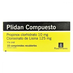 PLIDAN COMP ROMMERS 10/125MG X10TAB