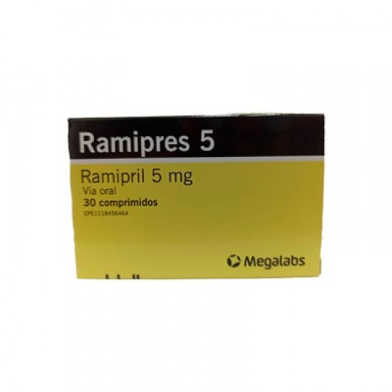 RAMIPRES MEGALABS 5MG X 30COMPRIMIDOS