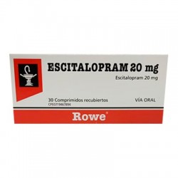 ESCITALOPRAM 20MG X 30COMP ROWE