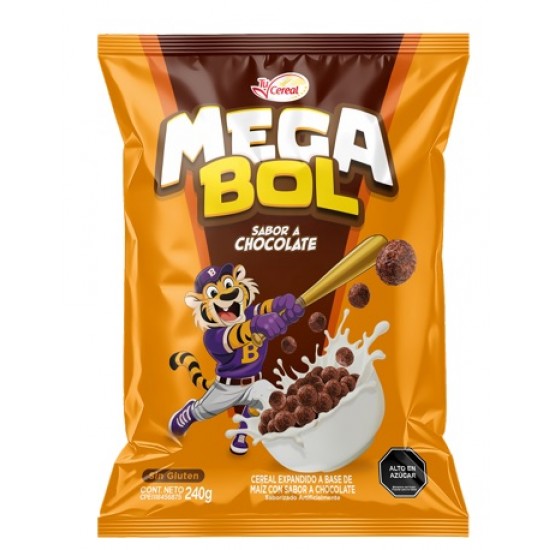 CEREAL MEGA BOL 240GRS CHOCOLATE