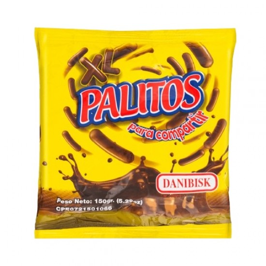 PALITOS DANIBISK 150GR CHOCOLATE