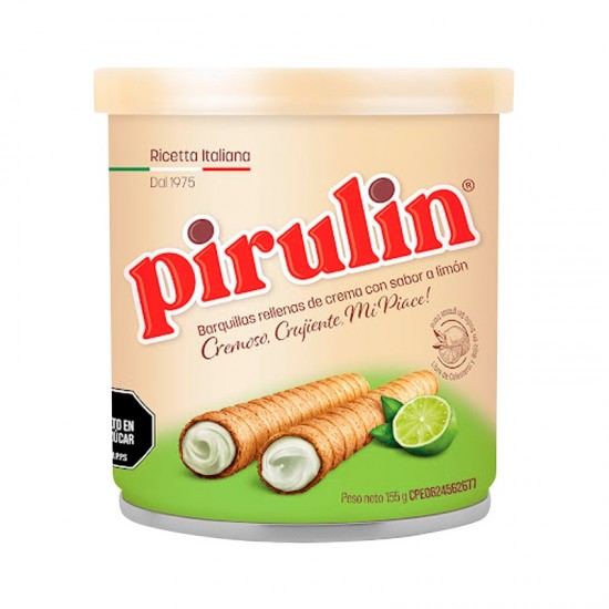 BARQUILLA PIRULIN 155GR LIMON LATA