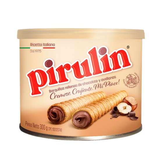 BARQUILLA PIRULIN 300GR LATA GRANDE