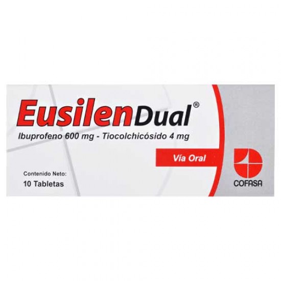 EUSILEN DUAL 600MG 4 MG X 10 TAB COFASA