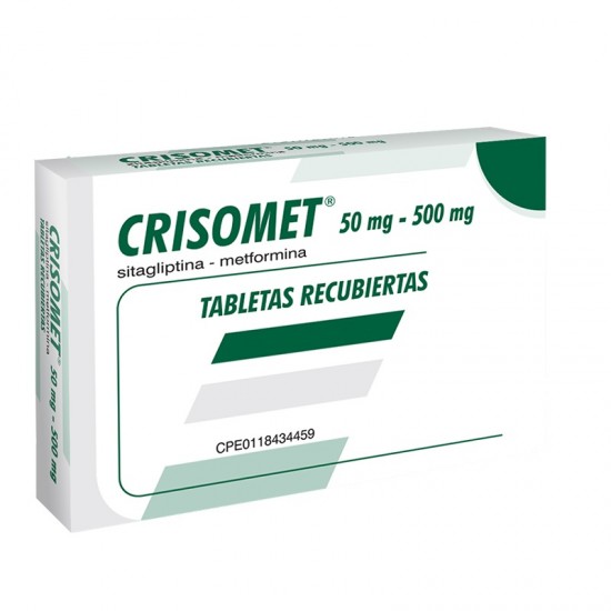 CRISOMET 50MG 500MG X 30TAB