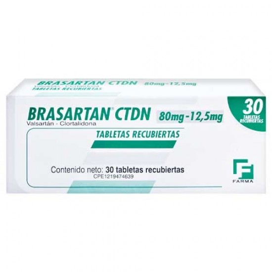 BRASARTAN CTDN 80MG 125MG X 30TAB