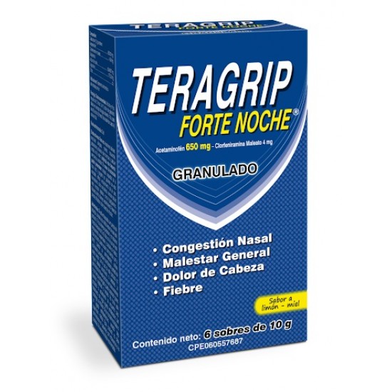TERAGRIP FORTE NOCHE FARMA X 6 SOBRE