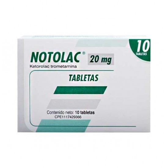 NOTOLAC FARMA 20MG X10TAB