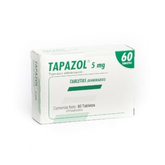 TAPAZOL FARMA 5MG X60TAB