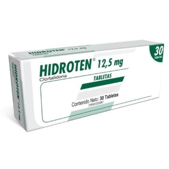 HIDROTEN FARMA 125MG X 30TAB.