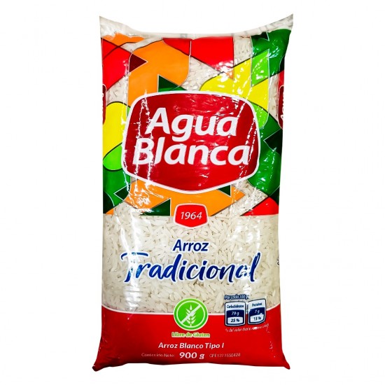 ARROZ AGUA BLANCA 900GR TRADICIONAL