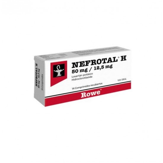 NEFROTAL H 50MG 125MG X 14COMP ROWE