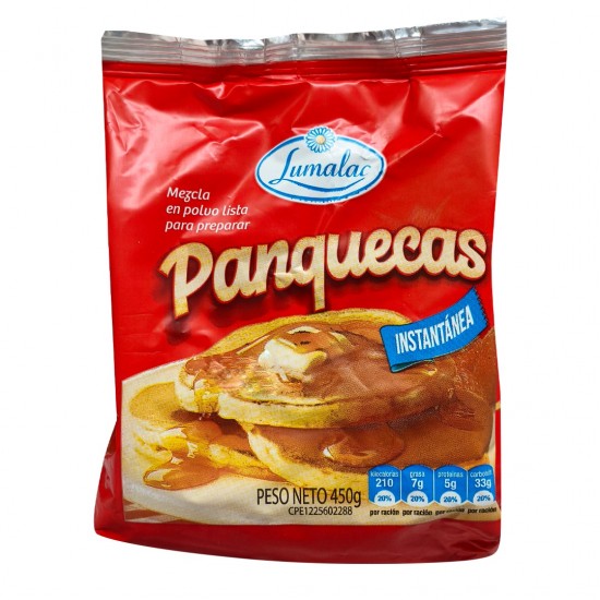 MEZCLA DE PANQUECAS LUMALAC  450GR