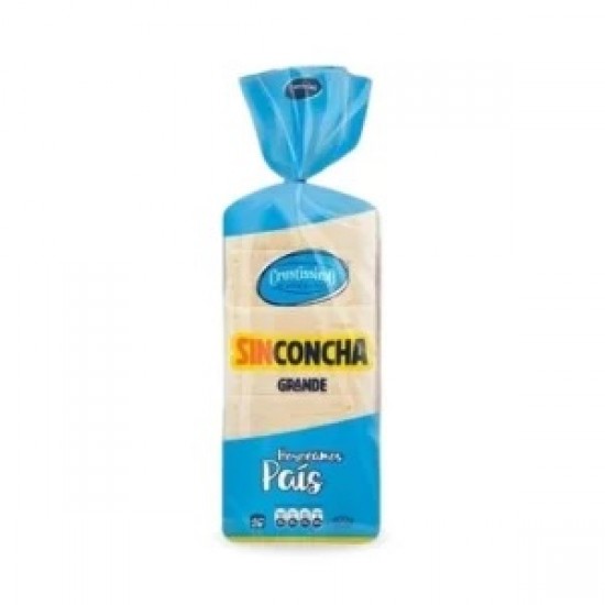 PAN SANDWICH CRUSTISSIMO 600GR SIN CONCHA