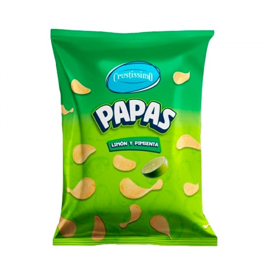 PAPAS CRUSTISSIMO 115GR LIMON Y PIMIENTA