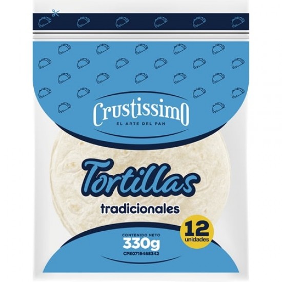 TORTILLA CRUSTISIMO 330GR DE TRIGO