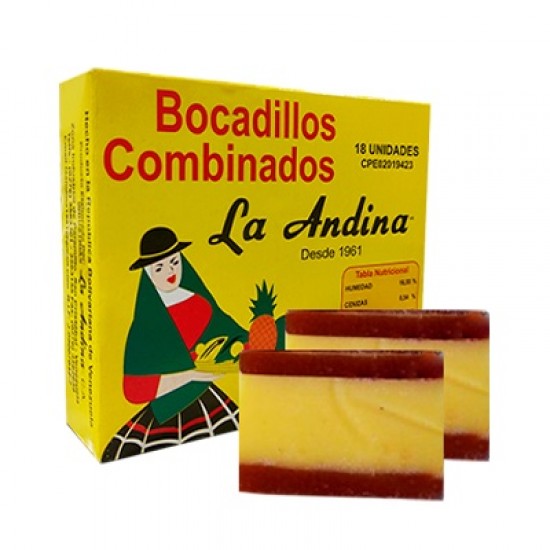 BOCADILLOS LA ANDINA 18UND COMBINADOS