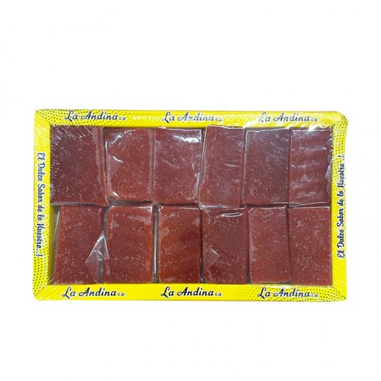 BOCADILLOS LA ANDINA 12UND GUAYABA