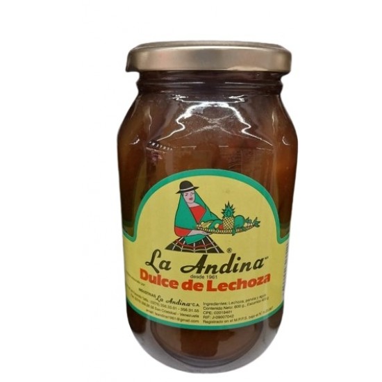 DULCE DE LECHOSA LA ANDINA 500GR ALMIBAR