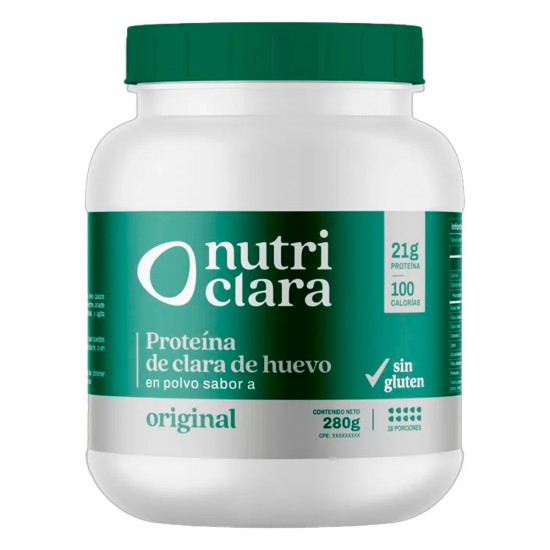 PROTEINA DE CLARA DE HUEVO NUTRICLARA 280GR ORIGINAL