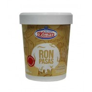 HELADO EDMAR 946ML CREMOSO RON CON PASAS