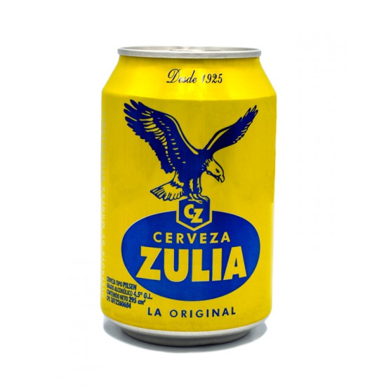 CERVEZA ZULIA 295ML LATA