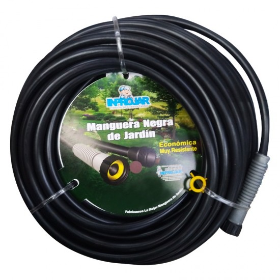 MANGUERA DE JARDIN 1/2X10M NEGRA CONE PLAS