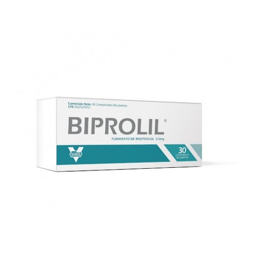 BIPROLIL 25MG X 30COMP BISOPROLOL VARGAS
