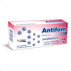 ANTIFOM 125MG X 10TABL MAST SIMETICONA VARGAS